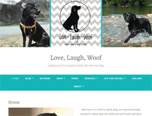 Tablet Screenshot of lovelaughwoof.com